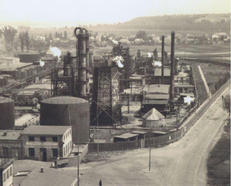 Schmierölfabrik mit 3 Mann Bunker