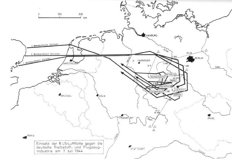Angriffsschema 07. Juli 1944