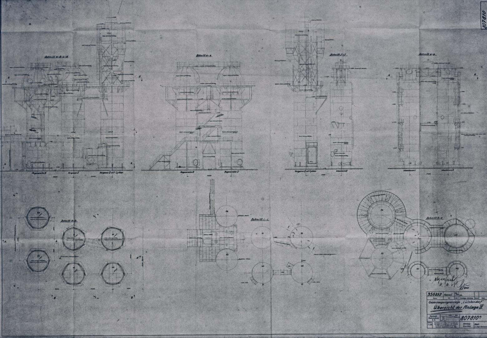 Gaserzeugungsanlage IV Treibstoffwerk Lützkendorf