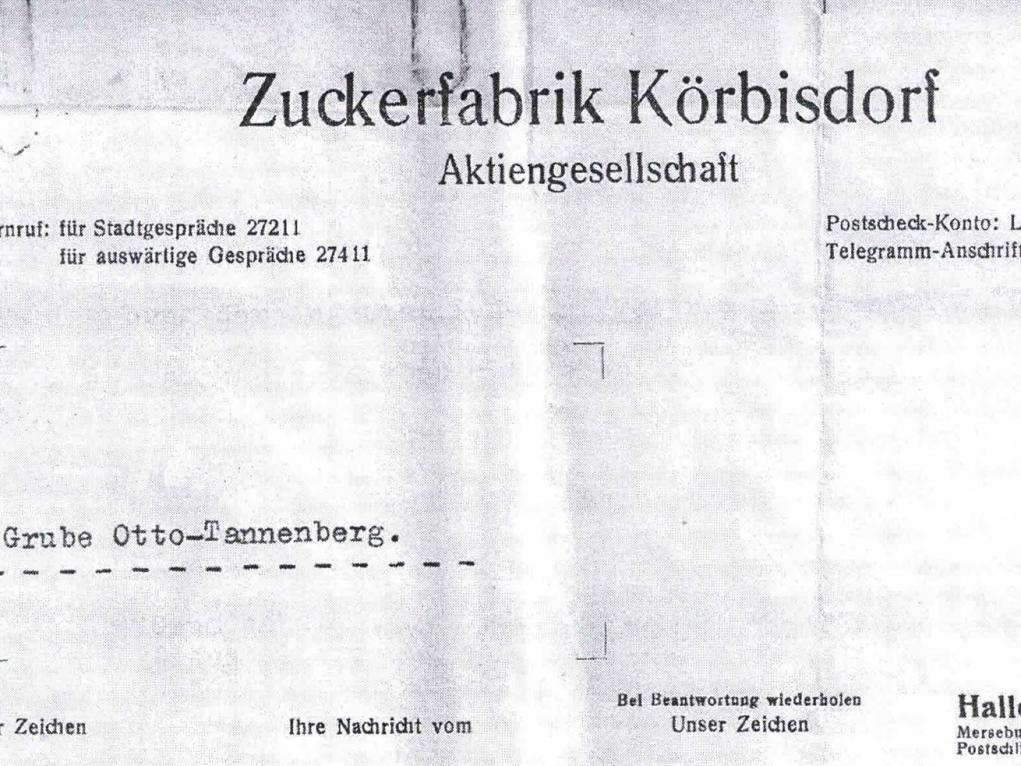 Zuckerfabrik Körbisdorf