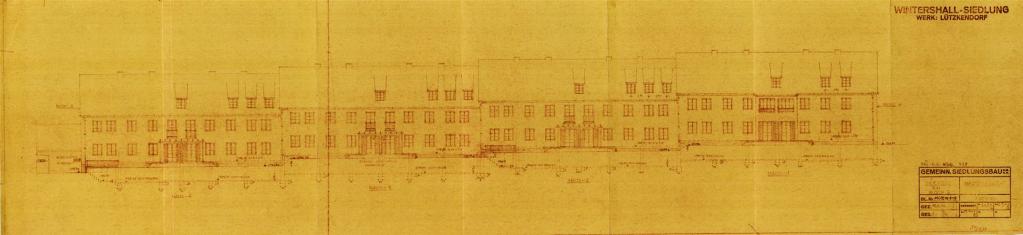 Block 2 Gartenansicht Danziger Str. 1942