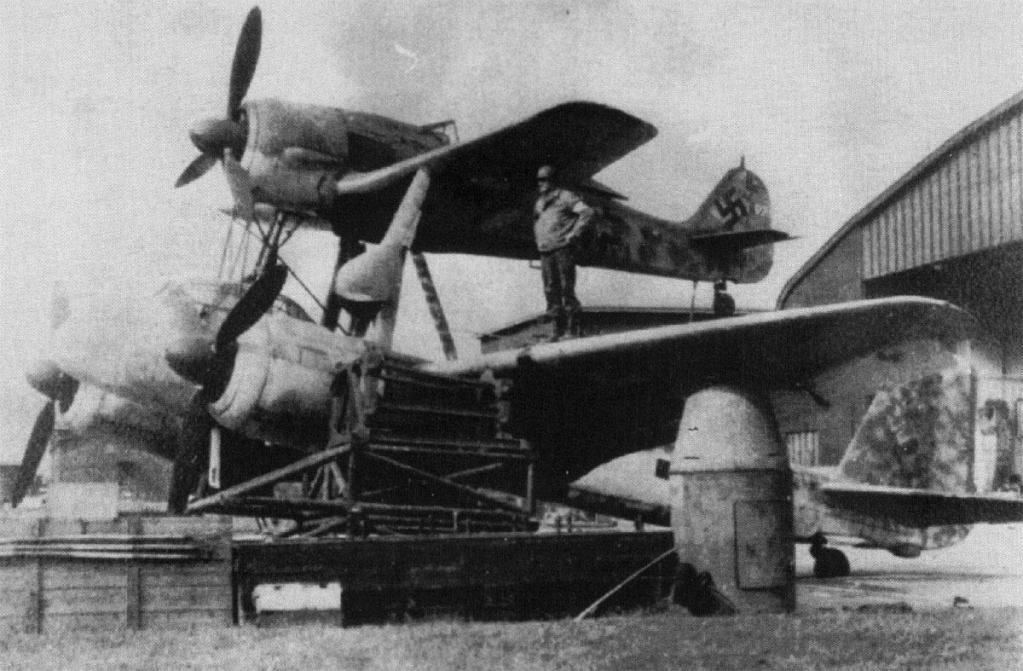 Ju88 Mistelgespann Merseburg 1945