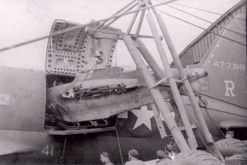 Verladung einer Me 163 Merseburg 1945