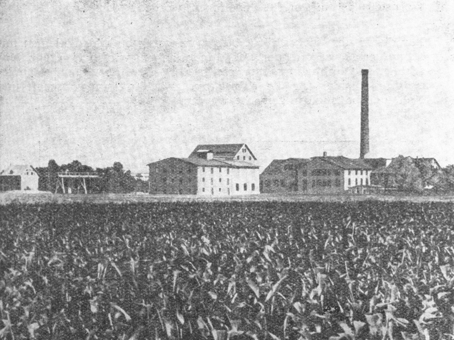 Zuckerfabrik Körbisdorf um 1900